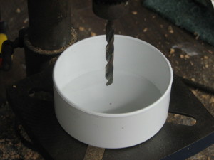 drilling hole for bolt